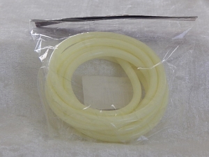 Plastic Tubing 6mm Cream Pack 2m